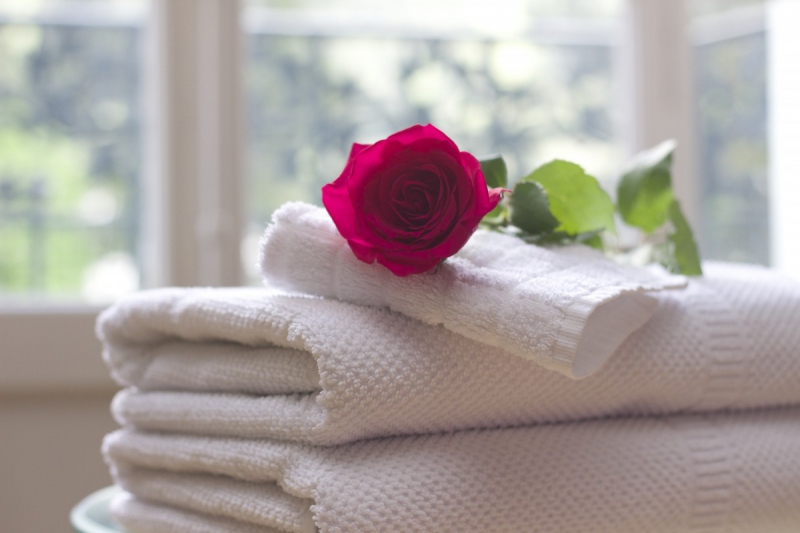 hotel-TRAMOLE-min_towel_rose_clean_care_salon_spa_white_bath-731641